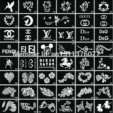 200 шт трафареты для татуировок поддельные татуировки для тела художественная живопись смешанные конструкции