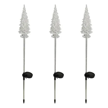 

Solar RGB Christmas Tree Solar Lawn Light