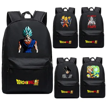 

Anime Dragon Ball Z Son Goku Vegeta Printing Children Backpack School Bags for Boys Cartoon Bookbag Rucksack Travel Pack Mochila