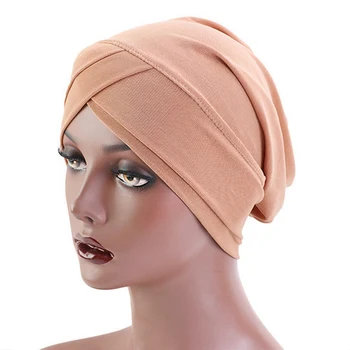 

Fashion Women Hat Muslim Cancer Soft Beanie Turban Wrap Scarf Cap Head Covers