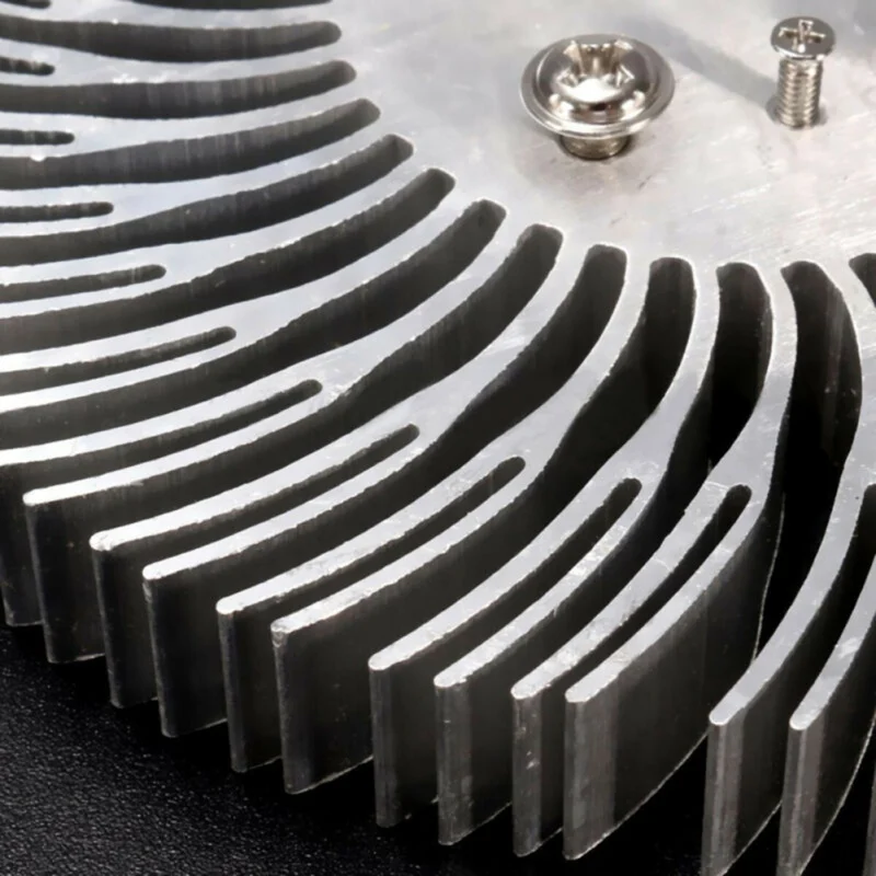 Горячий светодиодный радиатор 90 мм x 10 мм круглый монтируемый алюминиевый радиатор охлаждения для 10 Вт Светодиодный радиатор