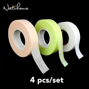 

Professional 4Pcs Medical PE False Eyelash Extension Tape Anti-allergy Pink Green Lash Tapes Non-Woven Eye Tape for Makeup Tools