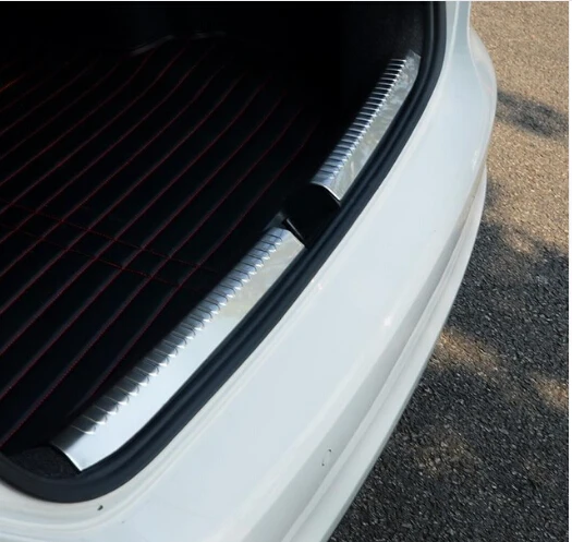 Quality Rear Trunk Bumper Protector Guard Plate trim for 2012 2013 2014 Volkswagen vw Jetta MK6 Accessories | Автомобили и