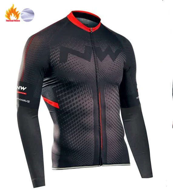 Northwave Pro Team Зимняя велосипедная Одежда дышащая Ropa Ciclismo с длинным рукавом MTB велосипедная одежда верхняя спортивная одежда - Цвет: 14