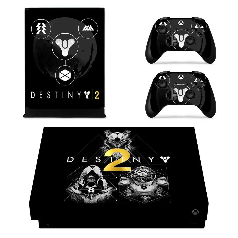 Наклейка s Destiny 2 для Xbox One X виниловая кожа Наклейки Обложка Pegatinas one консоль пульт