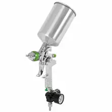 2,5 мм HVLP гравитационный распылитель комплект w/регулятор авто грунтовочный Состав Металл fake