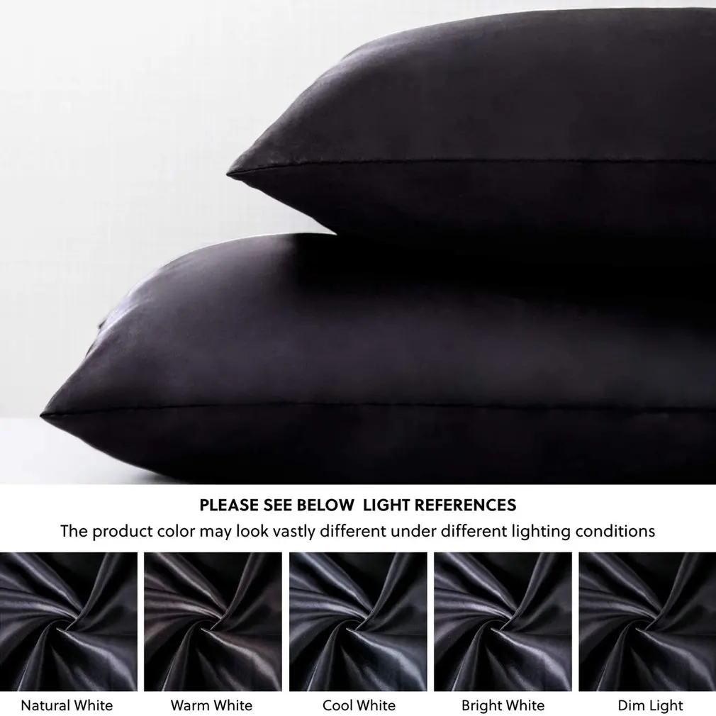Satin Pillow Case 2 Pcs Pillowcase For Hair And Skin Satin Pillow