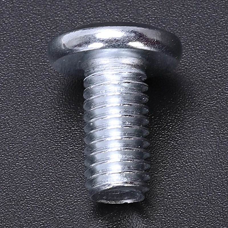 M6x12mm Phillips машина винт с плоской головкой Серебряный тон 10 шт