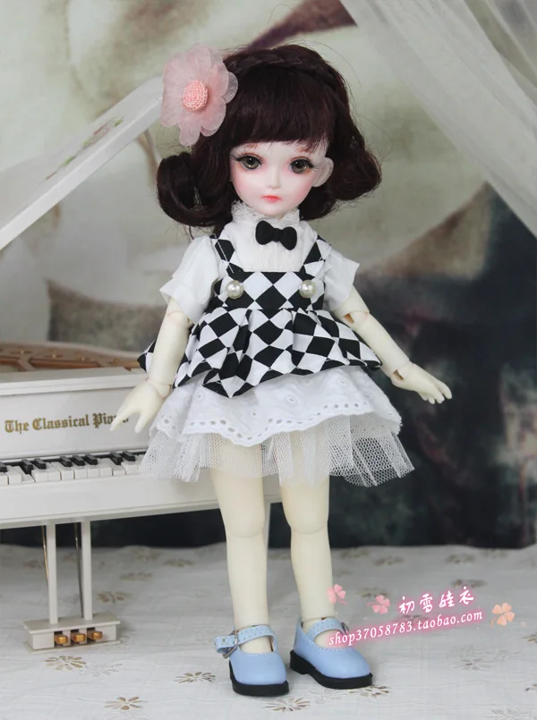 1/8 1/6 BJD Одежда Аксессуары Женская футболка+ юбка или комбинезон комплект для BJD/SD yosd, не включает в себя куклы, обувь, парик и другие E2515
