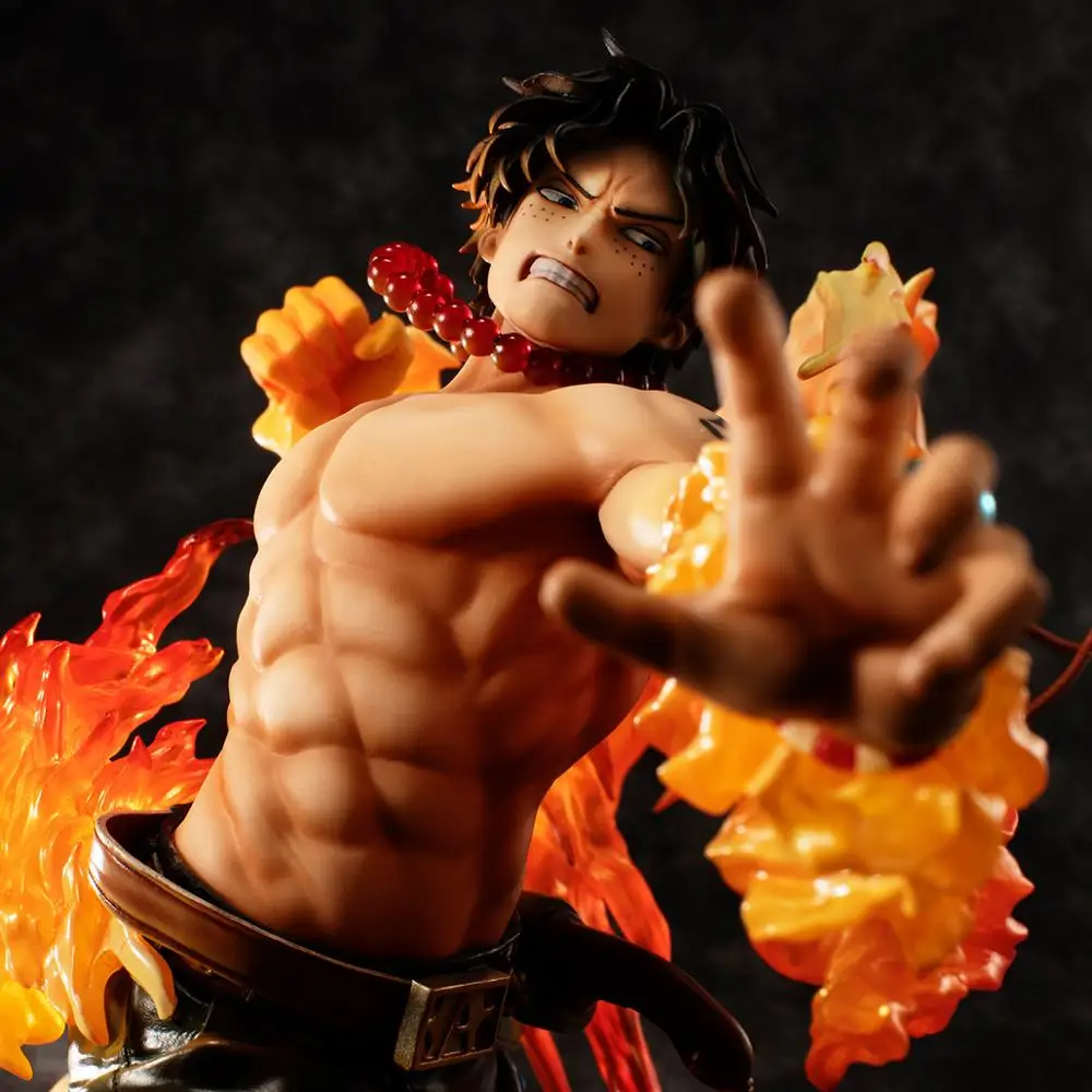Игрушки 23 см One Piec figure Ace garage kit аниме цельная фигурка ПВХ Модель Gitf игрушки для