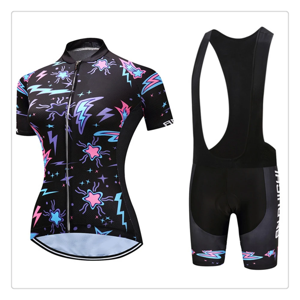 Фото Новинка лета 2020 Женская специальная одежда для велоспорта женская велосипедная