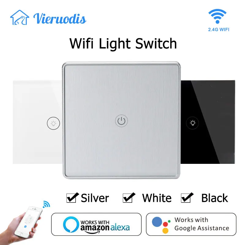 Eu Smart Wifi Light Switches Touch Wall Switch  Touch Switch Wifi Ewelink  - Wifi - Aliexpress