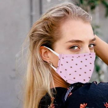 

Cloth Mouth Masks Reusable Printing Face Mask Washable Protection Mascarilla Boca With PM2.5 Protective Filter Mundschutz Maske