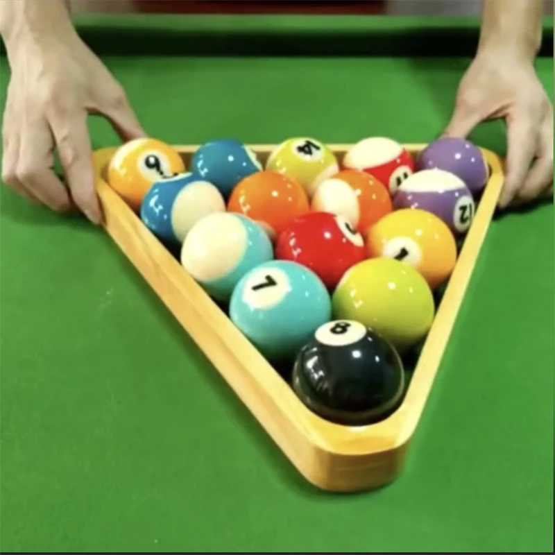 Balls Triangle Rack Billiards Snooker 5.25/5.72cm Racks 15 Billiard Triangle Rack