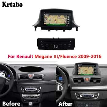 

For Renault Megane III/Fluence 2009-2016 smart car HD navigation reversing image recorder support DVD