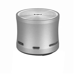 Compact EWA A109 Mini Bluetooth Speaker - Powerful Bass, Distortion-Free Sound, Ultra-Portable Design (Silver)
