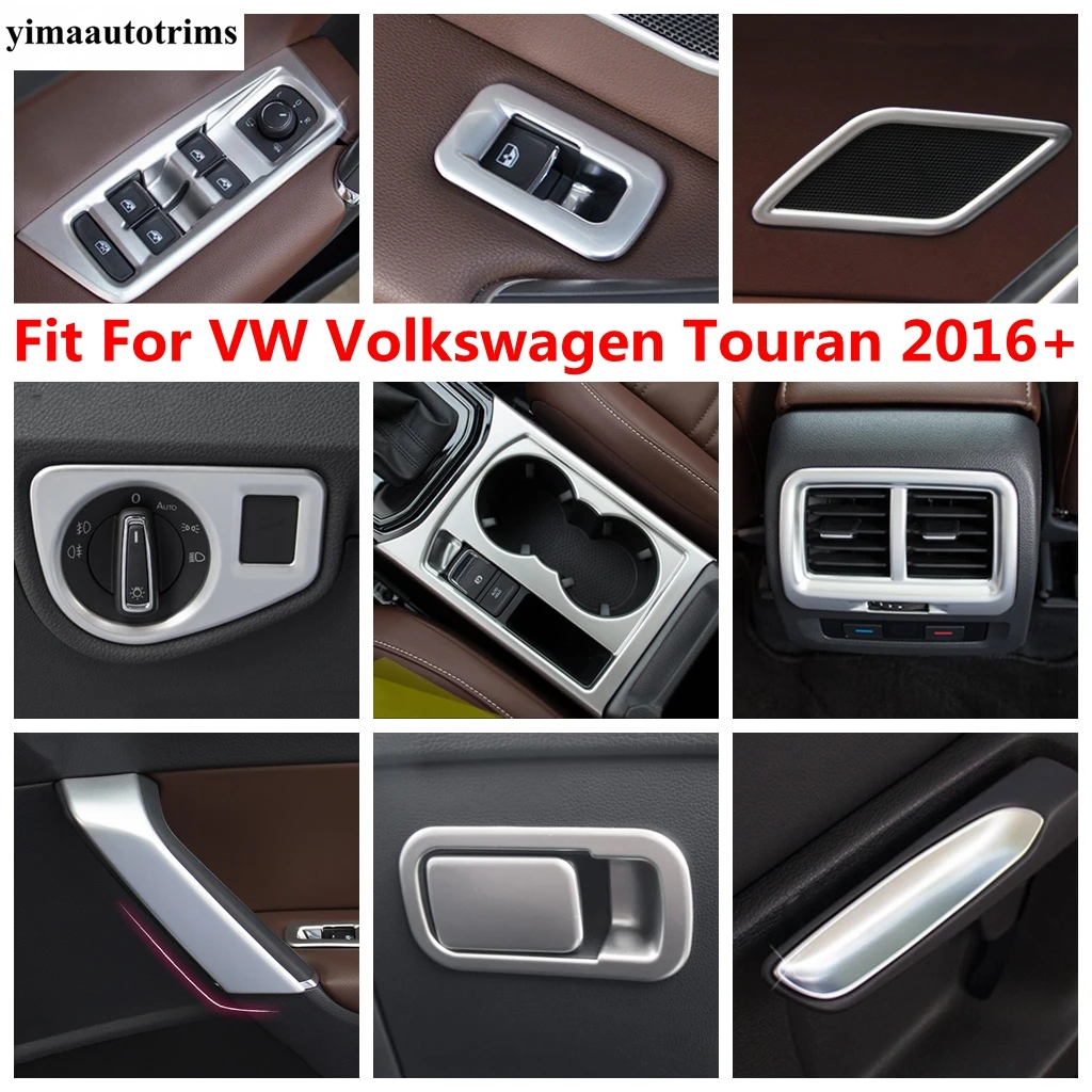 Tira de Panel reposabrazos para coche VW Volkswagen Touran 2021, de Interior, elevador de ventana, cabezal de altavoz, engranaje de luz, cubierta embellecedora|Molduras interiores| - AliExpress