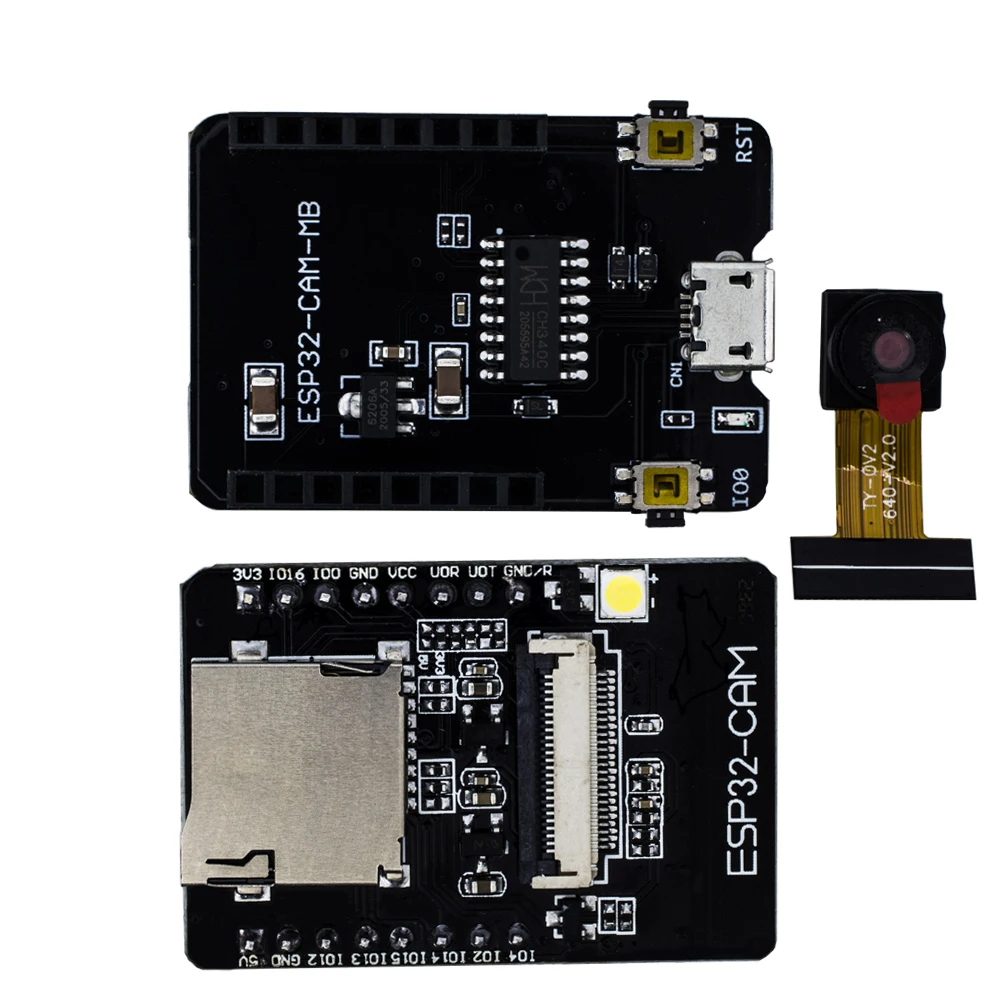 ESP32 CAM MB WiFi + Bluetooth модуль Камера макетная плата с OV2640 2MP для Arduino|Интегральные схемы|