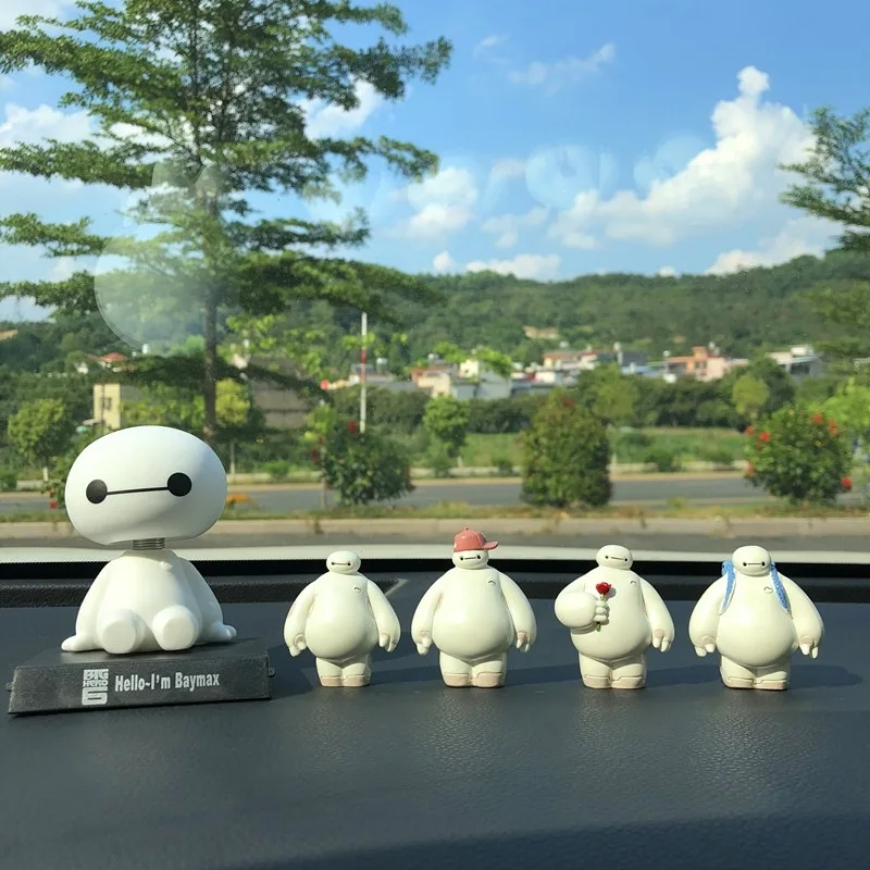 Милый Baymax авто украшение украшения для приборной панели автомобиля украшение интерьера маленькая кукла украшение Voiture аксессуары Coche