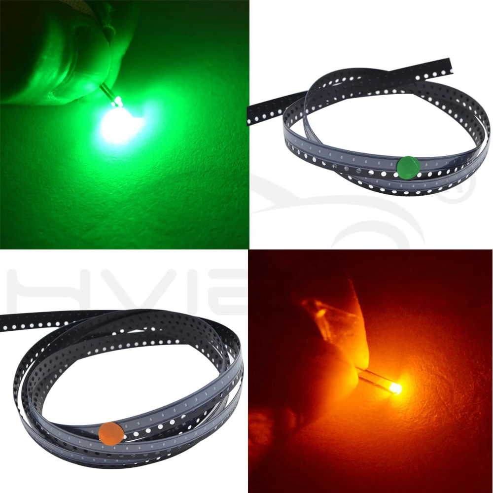 Hviero Smd Smt SMD 2.0~3.2V 20MA SMT chip 0402 Ultra Bright white red green blue yellow Pink Orange LED diode lamp light Emitting Diode