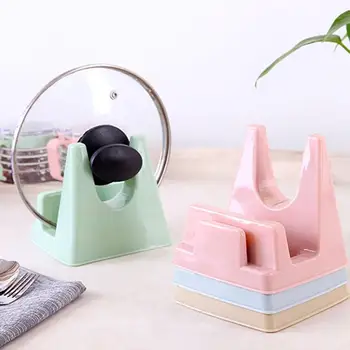 

Practical Kitchen Cooking Tool Pot Pan Cover Lid Shell Stand Holder Anti-Slip Bracket Chopping Block Storage Holder Rack Tool