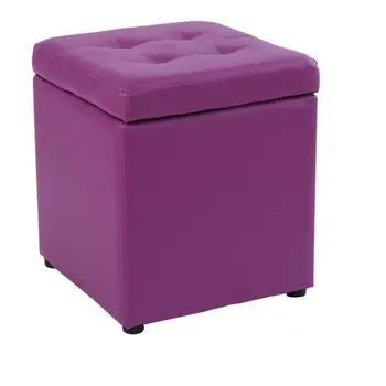 

Taboret Storage Stool Sitting Room Sofa Change Square Household Receive Leather Shoe Bench Fashion Creative St