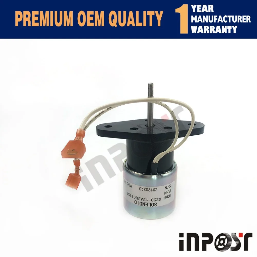 12V запорный электромагнитный клапан 0250-12A2UC11S1 для двигателя по дереву