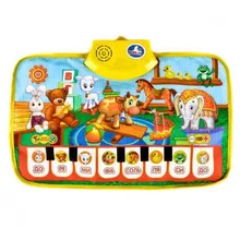 Музыкальный коврик-пианино песни на стихи А.Барто Умка