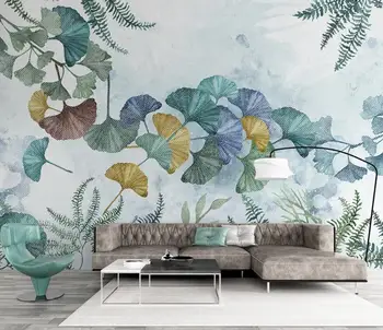 

CJSIR Custom Ginkgo Leaves Photo Wallpaper 3D Art Mural Wall Paper Living Room TV Background Photo Wall Papers Home Decor