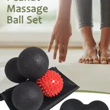 Фитнес арахисовый Массажный мяч, фитнес-мяч для плеч и ног, реабилитационная терапия, тренировочный арахисовый Эпп шип Массажный мяч 4