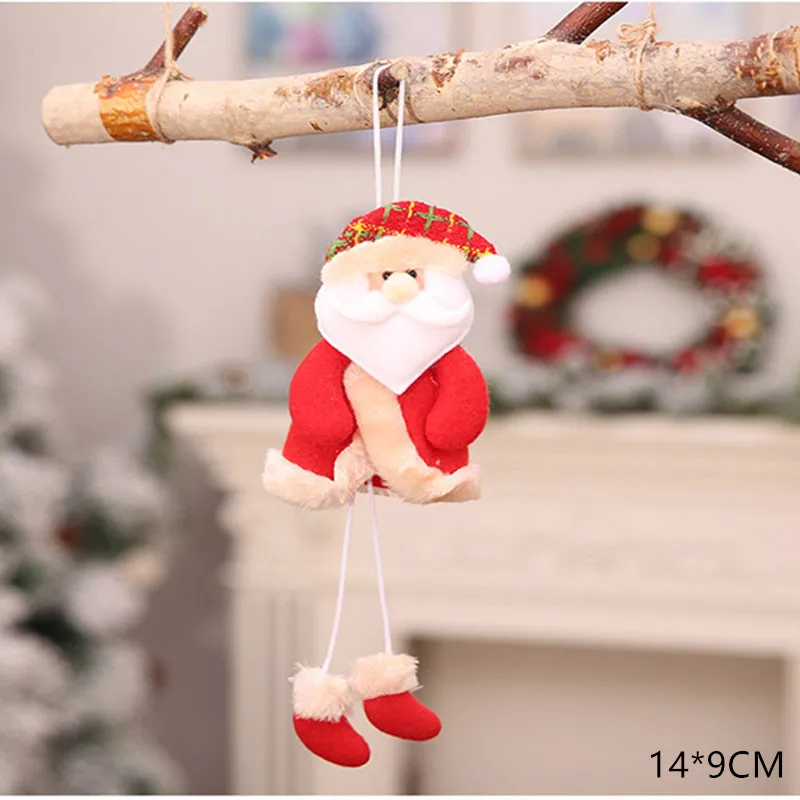 Новогодний Санта-Клаус Снеговик Лось новогодние куклы Noel Deco Рождественская елка украшение для дома Рождество Navidad подарок для детей