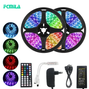 

5/10/15M RGB LED Strip Light for Home SMD USB LED Strips Flexible RGB Tape Night Lamp Ribbon Light with Controller + USB Cable