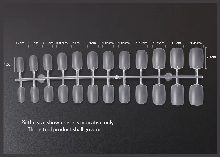240 шт./кор., белого цвета, матовые, накладные ногти разных Размеры накладные ногти Ноготь Пресс на ногти простая овальной крышки 240 советы