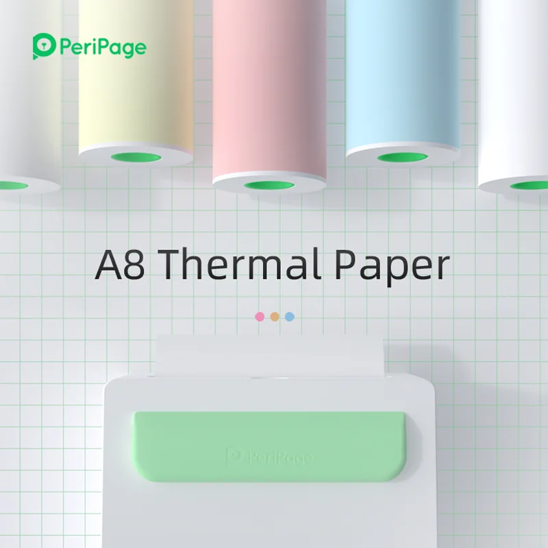 PeriPage 56x30mm Thermal Paper label Paper Sticker Paper For Thermal Pocket Mini Printer A6 A8 afbeelding