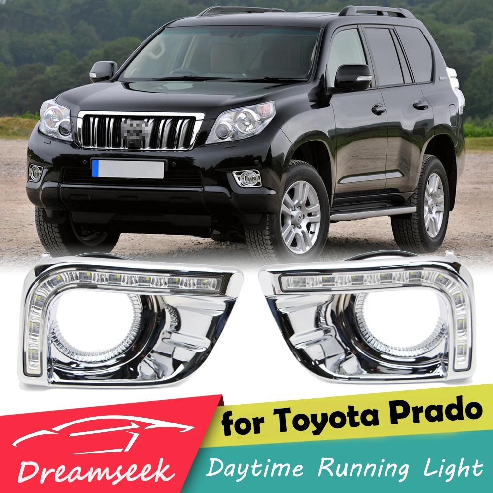 Led Drl Day Light For Toyota Land Cruiser Prado J150 2010 2011 2012