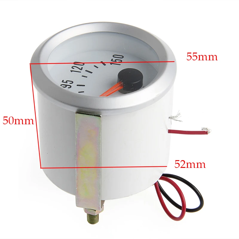 2" Electrical Oil Temp Temperature Gauge Celsius Pointer Blue LED 50-150℃ Meter