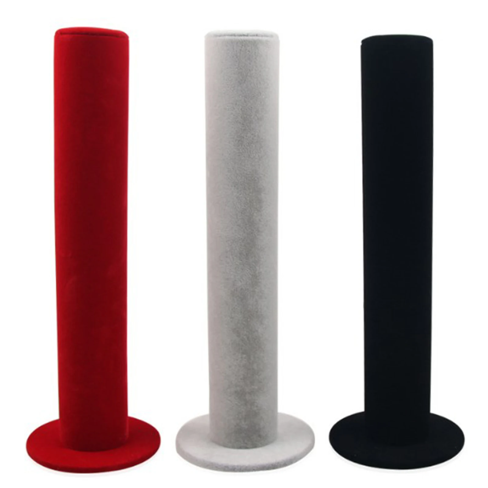 Velvet Jewelry Display Bar Necklace Stand Watch Holder Tabletop Organizer Tradeshow and Showcase 1