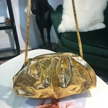 Женская сумка, новинка, известный бренд, дизайнерская, модная, облачная Сумочка для пышек, лопнувшая трещина, сумка через плечо, винтажная Сумка-тоут