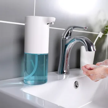 

320ml Automatic Foam Soap Dispenser Touchless Foaming Infrared Motion Sensor Hands-Free Soap Pump Dispenser For Bathroom Kitchen