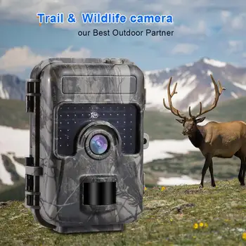 

Hunting Trail Camera 16MP 38 Piece Ir Led Camera With Night Vision Motion Ip66 Waterproof Outdoor Trail Camera Wildlife Scouting