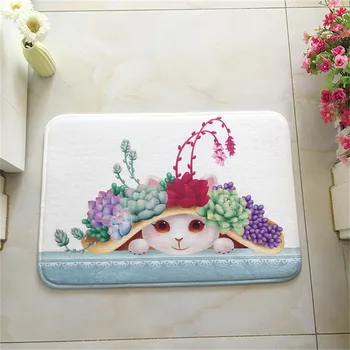 

Bedroom Carpet For Home Decor Floor Rug For Living Room Non-slip Microfiber Bath Mat Anti Slip Tape Wc Matten 1 Pc White Rug Pad