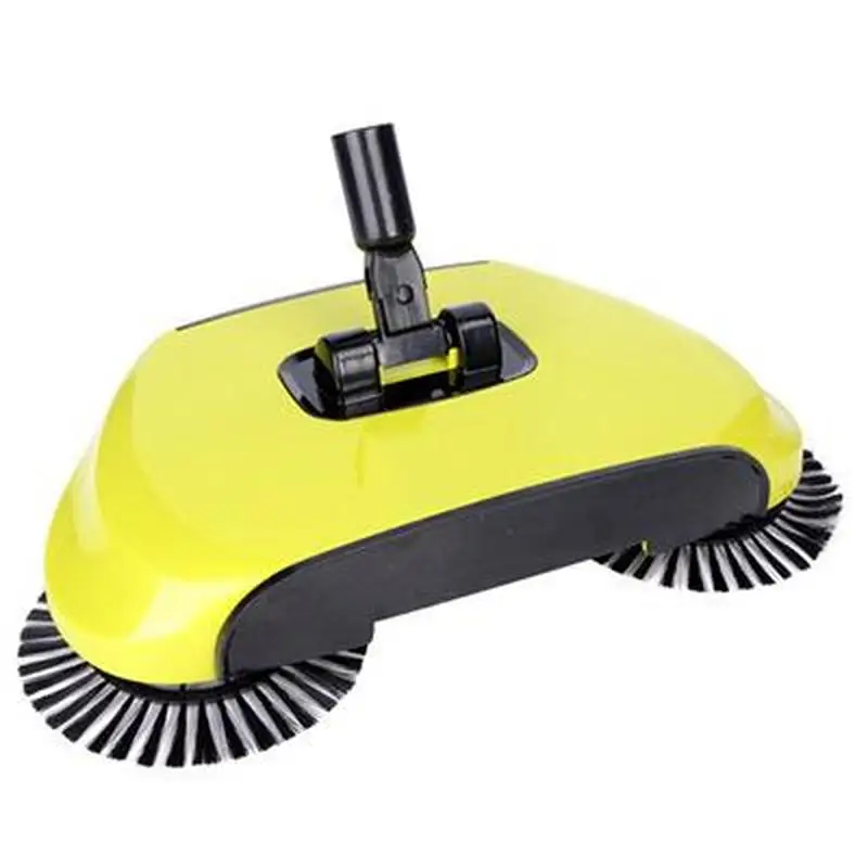 Tanie 360 stopni ręczny obrotowy zamiatanie mop wielofunkcyjny mechaniczny zamiatarka ręczna szczotka do czyszczenia odpylacz ZP3061016