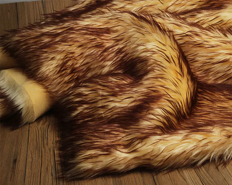 Лисий животное плюш искусственный мех одежда Подушка Ткань Фотостудия съемки Фон Ткань DIY Длинные волосы мех Ткань
