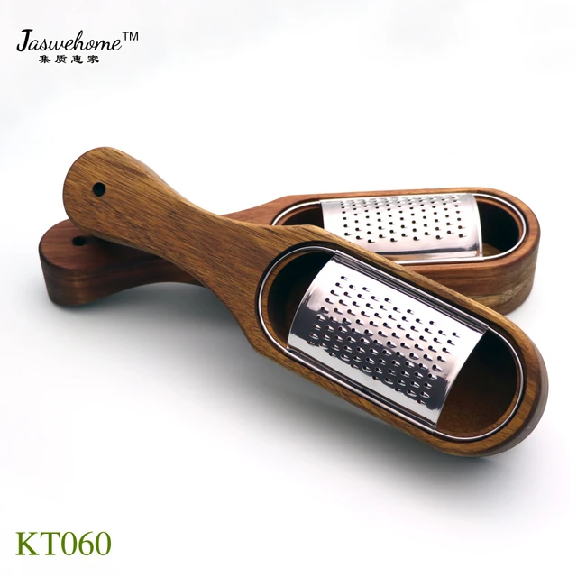Jaswehome Stainless Steel Cheese Grater With Removable Acacia Wood  Collector Cheese Grater With Box Cheese Tools Server - Cheese Tools -  AliExpress