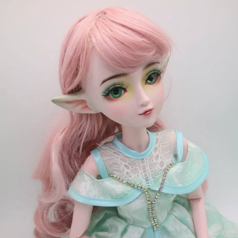 Индивидуальные BJD куклы эльф кукла DIY пластиковая кукла 24 шарнира шарнирная кукла 58 см