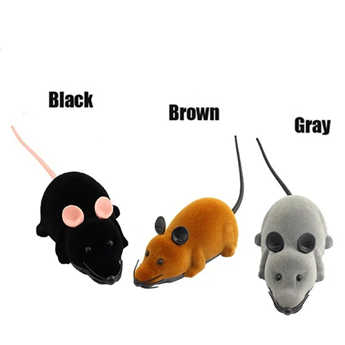 Мини Забавный RC моделирование беспроводной пульт дистанционного управления RC электронный Крыса Мышь мыши игрушка искусная Пластиковые Держатели Хэллоуин Рождество для домашних животных