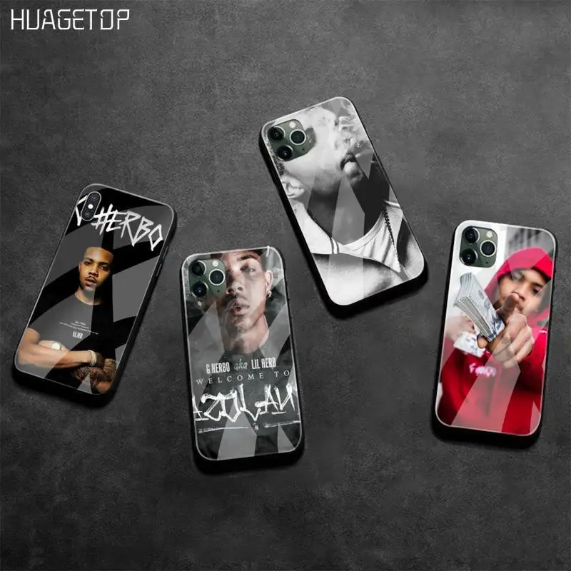 Чехол для телефона HUAGETOP Rapper G Herbo чехол из закаленного стекла iPhone 11 Pro XR XS MAX 8X7 6S 6 Plus