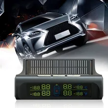 Система мониторинга давления в шинах на солнечных батареях, система обнаружения в реальном времени, светодиодный дисплей, внешний или внутренний датчик