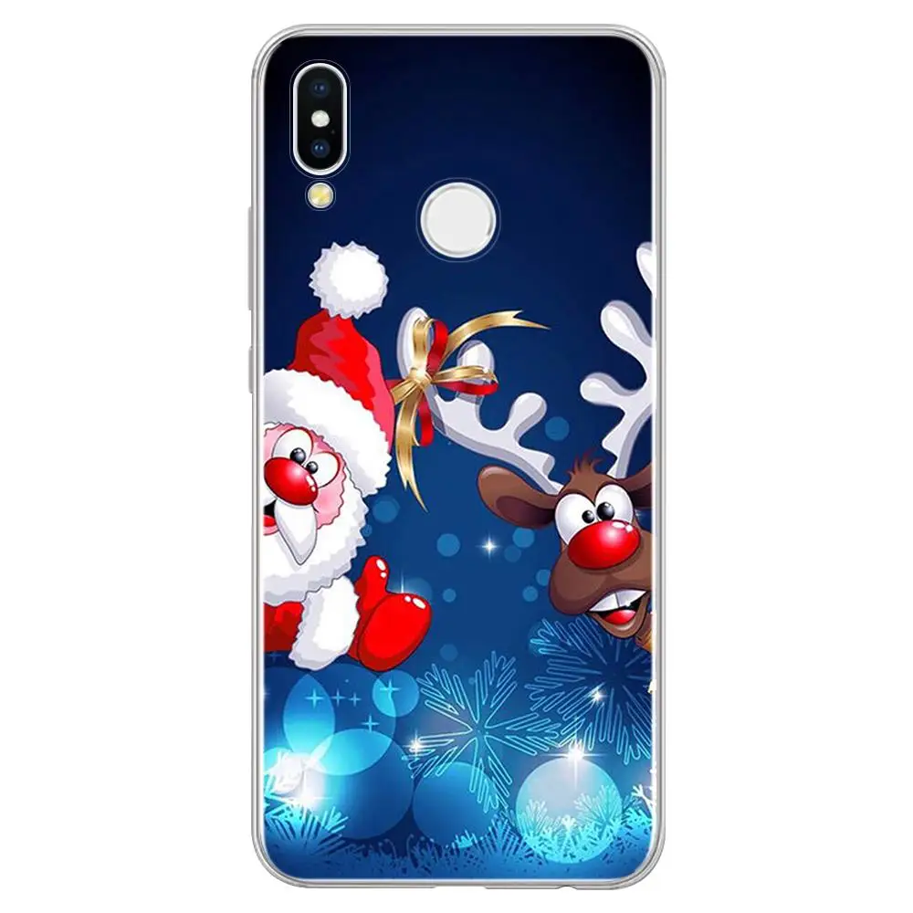 sd-ldlu Чехол для huawei Y9 Prime Y9 Y5 Y7 Y6 Pro Nova 5 5i Pro 4 4e 3 3e 3i крышка из прозрачного Рождество Санта Клаус Fundas - Цвет: sd-ldlu