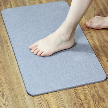 

Natural Diatom mud Absorbent Foot pad Non-Slip Quick-Drying Floor mat for Bathroom diatomite Bath mat for Bathroom entrance